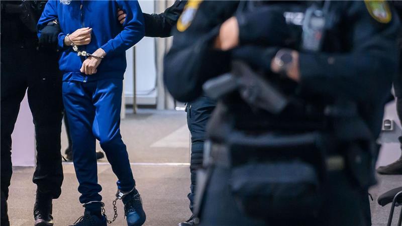 Ein Jahr nach Anschlag: Merz kommt zu Gedenken in Magdeburg Am Landgericht Magdeburg findet der Prozess gegen den Todesfahrer statt. (Archivbild)