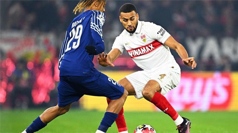 Lehrstunde von PSG: VfB Stuttgart scheidet aus Bradley Barcola traf für PSG zur frühen Führung.