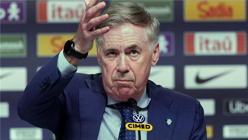  Brasiliens Carlo Ancelotti nominierte Neymar nicht für die kommenden WM-Testspiele.