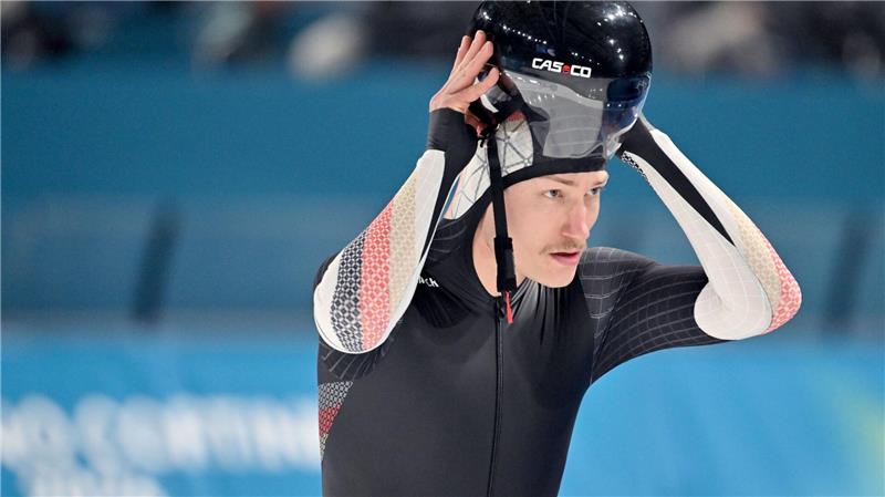 Eisschnellläufer Maly verzichtet aus Protest auf WM Der deutsche Eisschnelläufer Fridtjof Petzold bangt um die Fortsetzung seine Karriere. (Archivbild)
