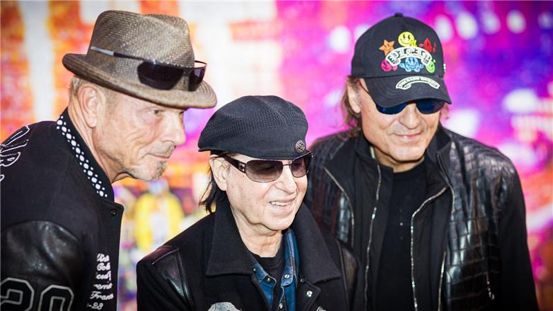  Die Rockband Scorpions bei der Fotoausstellung „Pixel of Rock“.