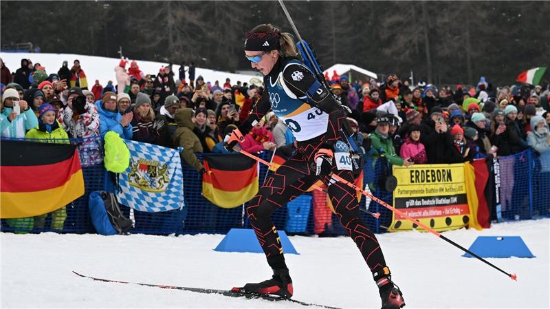  Franziska Preuß verpasst die ersehnte Einzelmedaille.