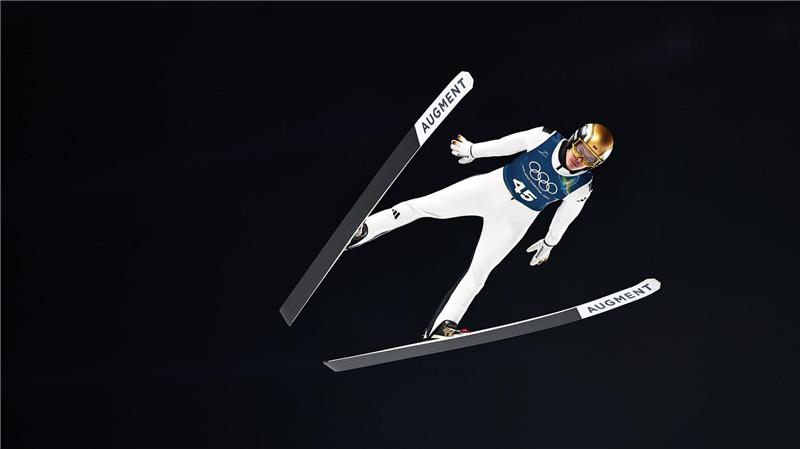  Philipp Raimund aus Deutschland in Aktion bei den Olympischen Winterspielen 2026.