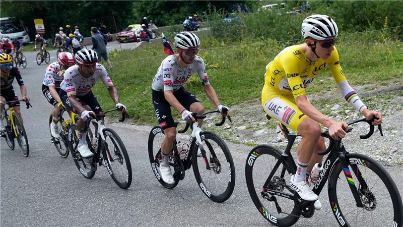  Tadej Pogacar hat seinen vierten Tour-Triumph vor Augen.