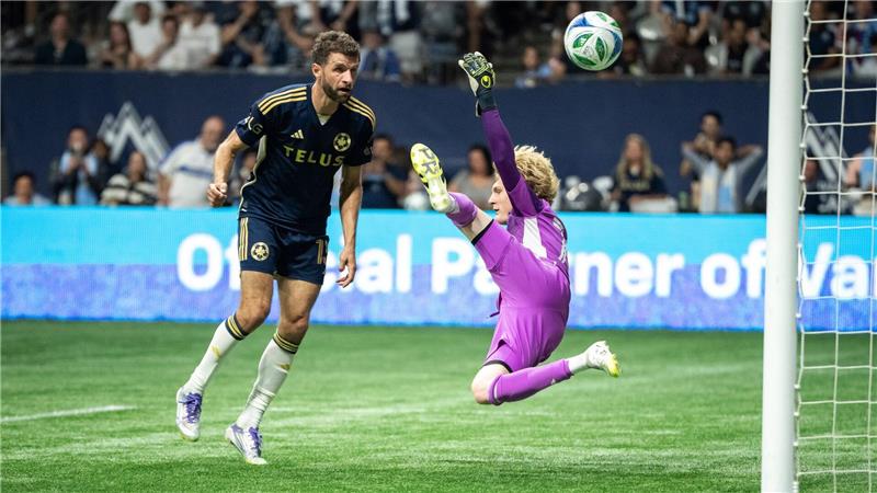  Vancouver Whitecaps - Philadelphia Union - Thomas Müller gegen Union-Keeper Andrew Rick