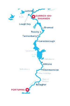 Abenteuer auf hoher See: Othfresener finden Inspiration in Irland 100 Kilometer reisten die Männer auf dem Shannon River in Irland.