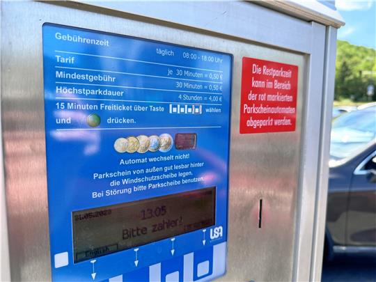 15 Minuten kostenlos parken: Das gibt es in Bad Harzburg bislang nur an der Touristinformation, also auf dem Parkplatz an der Bergbahn. Dabei dürfte es wohl aber auch bleiben. Foto: Schlegel