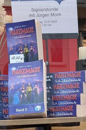 „Harzmagie: Schicksalswende“ vollendet Oberharzer Fantasy-Trilogie 18 Euro kostet "Harzmagie – Schicksalswende" von Jürgen H. Moch.