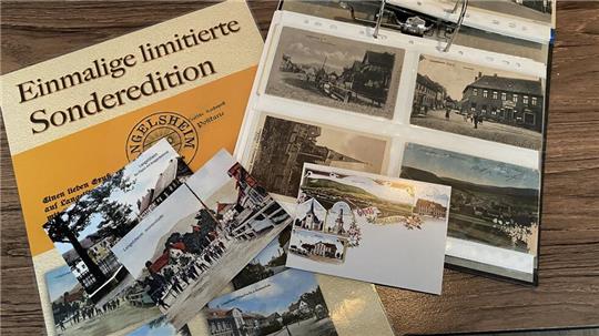 20 verschiedene Postkarten mit Motiven von Langelsheim sind im Set enthalten