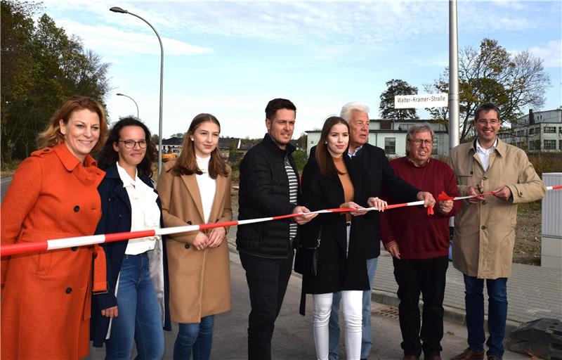 Ärger um neuen Fliegerhorst-Straßennamen in Goslar 2019 wurde die Walter-Krämer-Straße in Gedenken an das NS-Opfer auf dem Fliegerhorst eingeweiht. Die Goslarer Politik streitet darüber, ob eine weitere Straße nach der damaligen Zwangsarbeiterin Sinaida Fokstein benannt werden soll. Archivfoto: Roß, Spurensuche