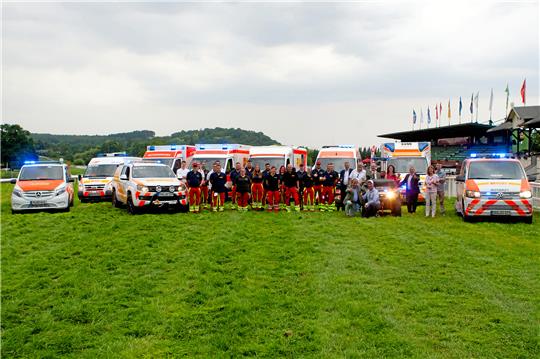 2021, als wieder Pferderennen möglich sind, ist auch der ASB wieder mit einer großen Mannschaft an der Rennbahn, um Sanitätsdienst zu leisten. Foto: ASB Kreisverband Northeim/Osterode