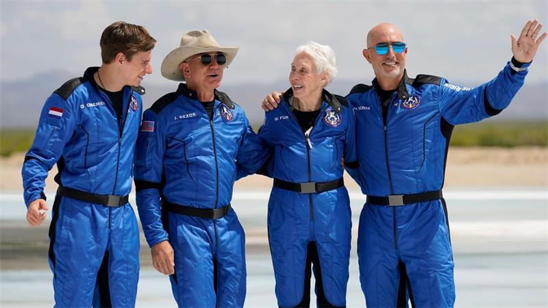2021 flog Wally Funk mit Blue Origin ins Weltall und schrieb Geschichte. (Archivbild)