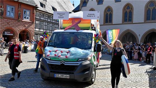 2022 beim 1100-jährigen Stadtjubiläum in Goslar ist die Aids-Hilfe dabei.