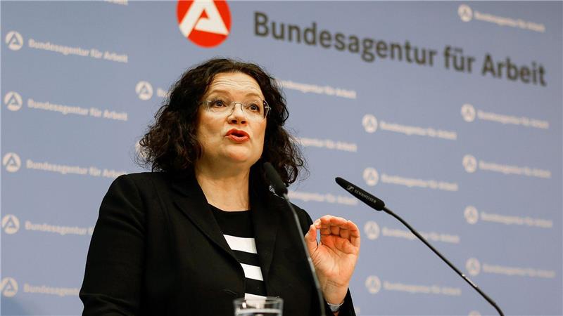 2026 wird nach Ansicht von BA-Chefin Andrea Nahles für den Arbeitsmarkt ein Jahr mit Licht und Schatten. 