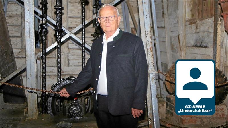 St. Andreasberger Jochen Klähn ist ein wandelndes Lexikon 38 Jahre der Arbeitsplatz von Jochen Klähn: An der Fahrkunst in der Grube Samson starten die Führungen. Fotos: Jung, GZ-Archiv