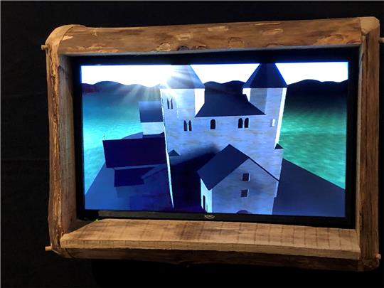 3D-Animation des Goslarer Doms: Der Film entstand an der TU Clausthal zur Expo 2000.  Fotos: Kleine