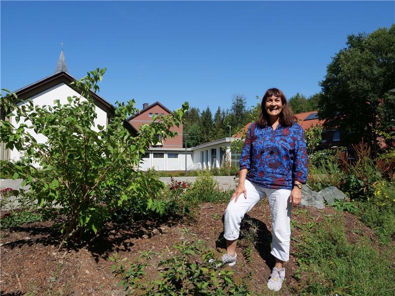 42 Jahre lang ist die Mutter-Kind-Klinik „Haus Waldmühle“ ein bedeutsamer Ort für Andrea Schulze gewesen. Nun verlässt sie die Einrichtung, geht in den Ruhestand – bleibt aber in Braunlage.  Fotos: Potthast