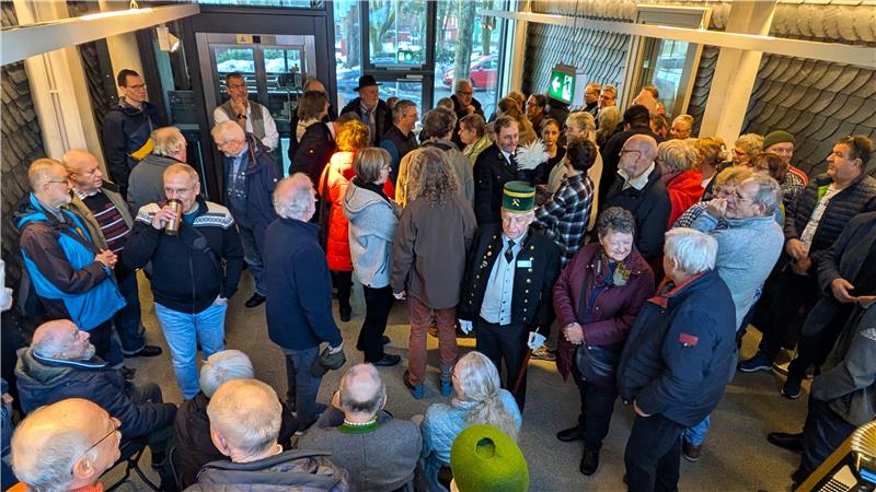 70 Gäste kommen zur Feierstunde des Oberharzer Bergwerksmuseums.