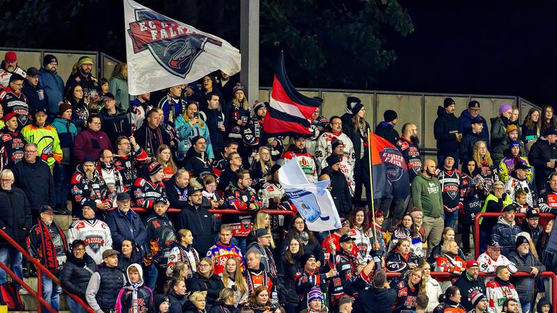 727 Zuschauer beim ersten Heimtest gegen Essen und 663 am Freitag gegen Schweinfurt – die Fans sind bereit für die am Freitag mit einem Pokalspiel gegen die Chemnitz Crashers beginnende Saison. Foto: Drechsler