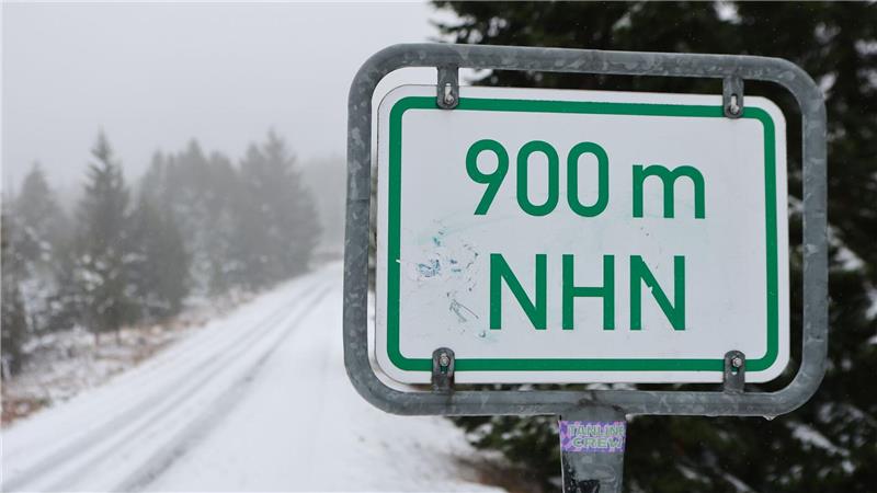 Ab einer Höhe von 400 bis 600 Meter kann es schneien. 