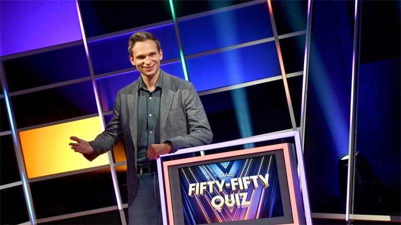 Ab jetzt wird gequizzt: Fabian Köster bekommt eine neue Wissens-Spielshow. Er moderiert „Das Fifty-Fifty-Quiz“.