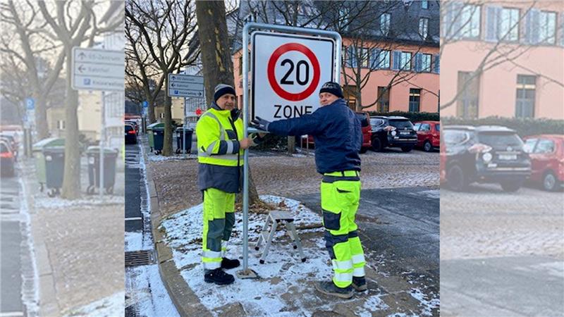 Am Goslarer Bahnhof gilt ab sofort Tempo 20 Ab sofort gilt in der Klubgartenstraße ab dem ZOB Tempo 20. Foto: Stadt Goslar