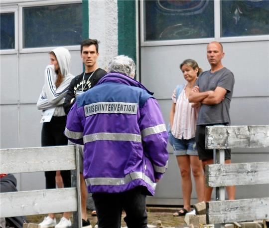 Abrufbereit: Am Rande eines Einsatzes hält sich Thomas Exner vom Kriseninterventionsteam bereit. Archivfoto: Epping