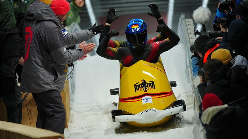 Lochner am Gold-Ziel: Endlich besser als Onkel Rudi Adam Ammour gewann Bronze und machte den deutschen Dreifach-Erfolg perfekt.