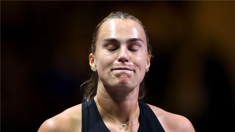 Ärgert sich nach einem verlorenen Punkt: Aryna Sabalenka