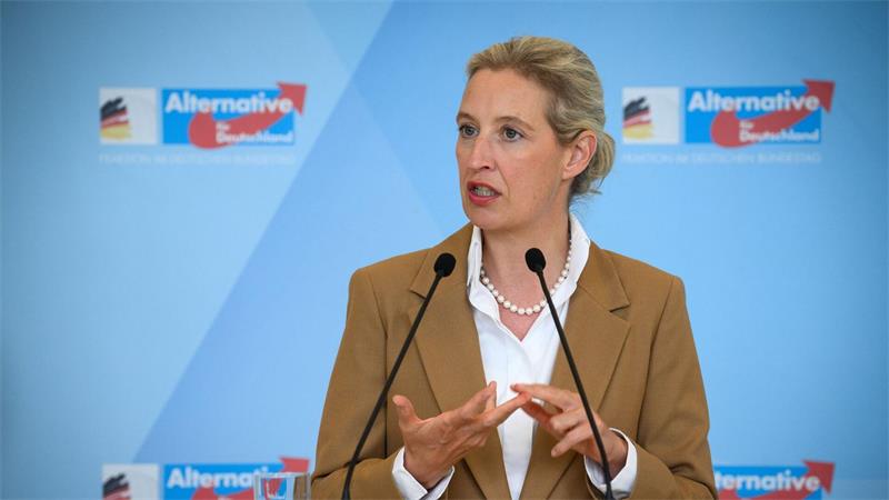 AfD-Chefin Weidel stellt das Schengen-Abkommen infrage. (Archivbild)