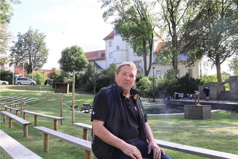 AfD-Kandidat Jakob: Sympathien für Sahra Wagenknecht AfD-Mitglied Andreas Jakob aus Einbeck kandidiert für den Landtag und ist gerne beim Sehusafest in Seesen.. Foto: Neddermeier