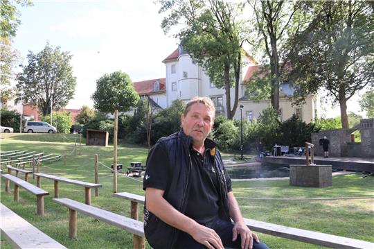 AfD-Mitglied Andreas Jakob aus Einbeck kandidiert für den Landtag und ist gerne beim Sehusafest in Seesen..  Foto: Neddermeier