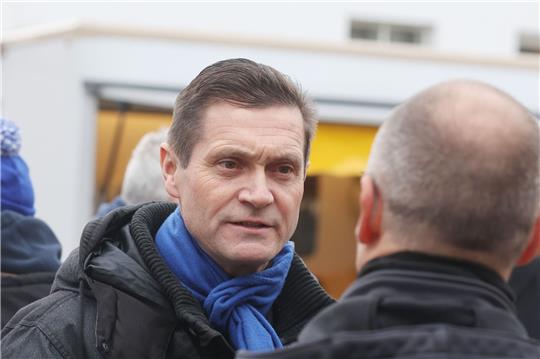 AfD-Politiker Uwe Thrum will Landrat im Saale-Orla-Kreis werden.
