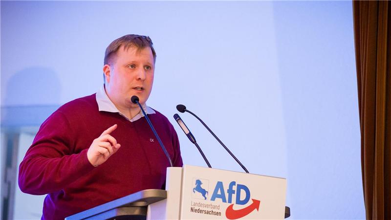 AfD-Vize Jens-Christoph Brockmann kritisierte beim Parteitag interne Gegner des Landesvorstands. (Archivbild)
