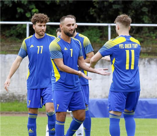 Ahmed-Jamal  Omeirat (Mi.) könnte seine Tore in der kommenden Serie für Germania Bleckenstedt schießen. Foto: Gietemann