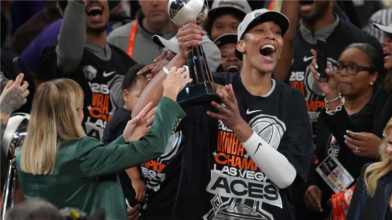 A’ja Wilson hat die Las Vegas Aces zur dritten Meisterschaft in der WNBA geführt.