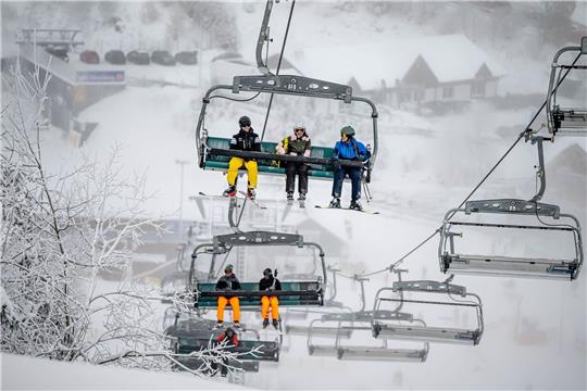 Aktuell sorgt der Wintereinbruch für gute Schneelagen.