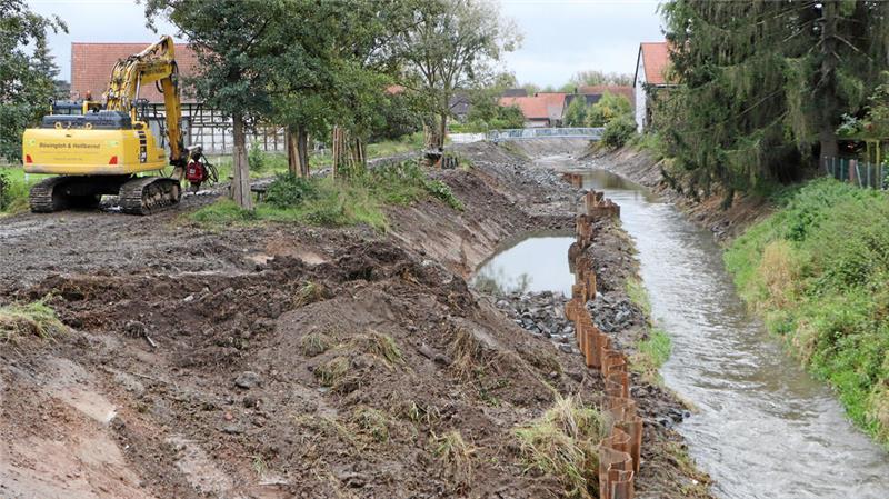 Aktuell weitet der Hochwasserschutzverband Innerste die Nette in Rhüden auf – es ist ein weiterer Baustein im Schutzsystem vor Fluten, das im Vorharz entstehen soll.