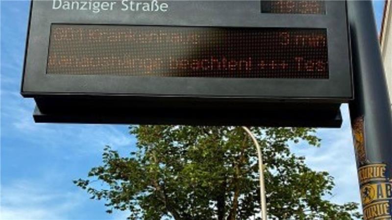 Aktuell werden dynamsiche Fahrgastanzeigen an der Danziger Straße sowie am Bahnhof Oker getestet.
