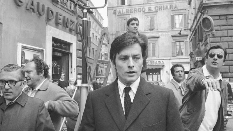 Alain Delon am Set des Films „Die Sizilianer“ (Foto - Archiv)