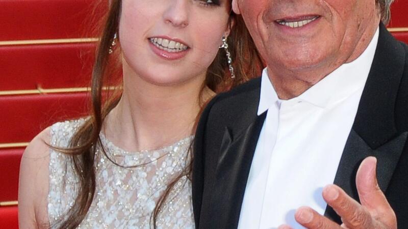 Alain Delon, hier mit Tochter Anouchka, starb im Alter von 88 Jahren. (Foto - Archiv)
