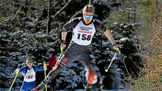 Albert Engelmann, hier ein Bild aus dem vergangenen Winter, verpasst auf der Pokljuka nur knapp einen Sieg im zweiten Sprint des Deutschlandpokals.