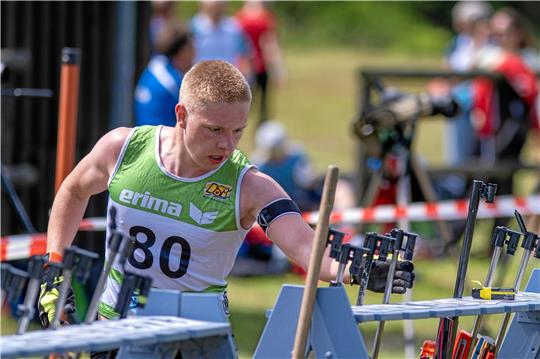 Albert Engelmann vom WSV Clausthal-Zellerfeld sorgt beim Nordcup in Altenberg für die besten Ergebnisse für den Niedersächsischen Skiverband. Er wird einmal Zweiter und zweimal Sechster.  Foto: Drechsler