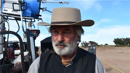 Alec Baldwin in seinem Kostüm am Set von «Rust».
