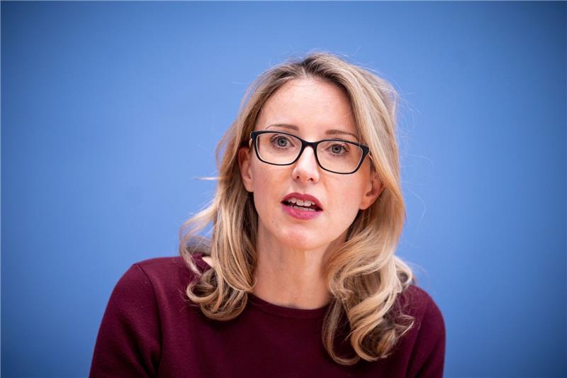 Alena Buyx, Vorsitzende des Deutschen Ethikrates, spricht bei der Vorstellung der Ad-hoc-Empfehlung des Deutschen Ethikrates «Pandemie und psychische Gesundheit.