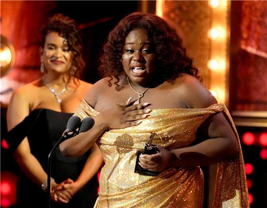 Alex Newell bekam den Preis für die beste Leistung eines Schauspielers in einer Nebenrolle bei den Tony Awards in New York.