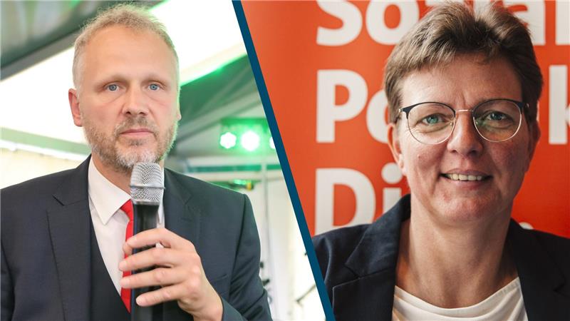 Das Foto zeigt eine Collage von Alexander Ehrenberg und Annett Eine.