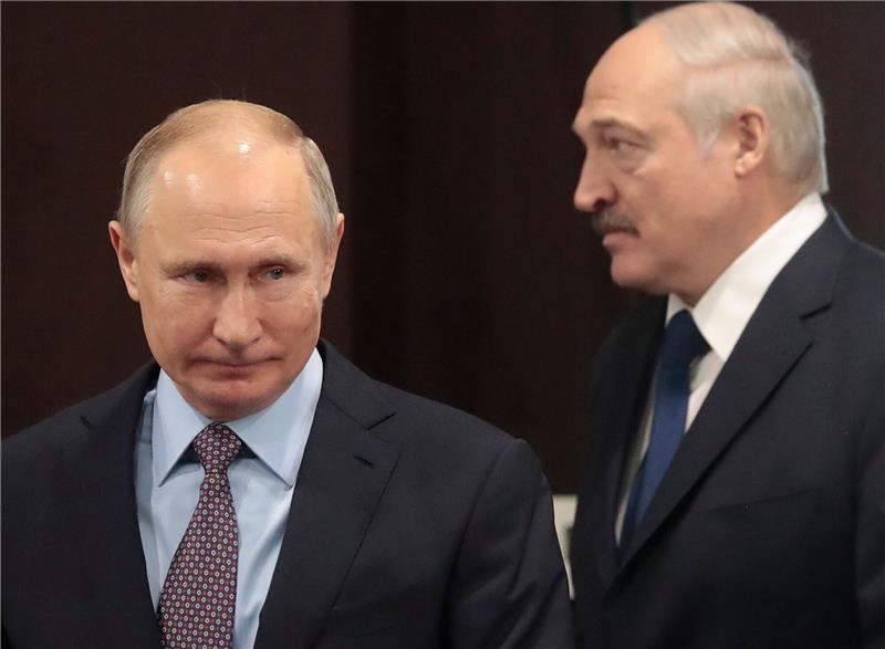 Neue Kriegsfront? Putin stationiert Truppen in Belarus Alexander Lukaschenko (r.) und Wladimir Putin.