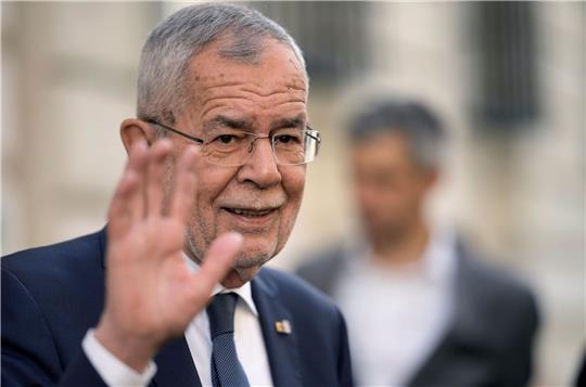 Alexander Van der Bellen, neuer alter Bundespräsident von Österreich, in Wien.