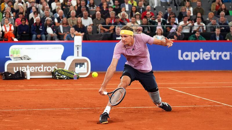 Alexander Zverev bei seinem Heimatturnier in Hamburg.